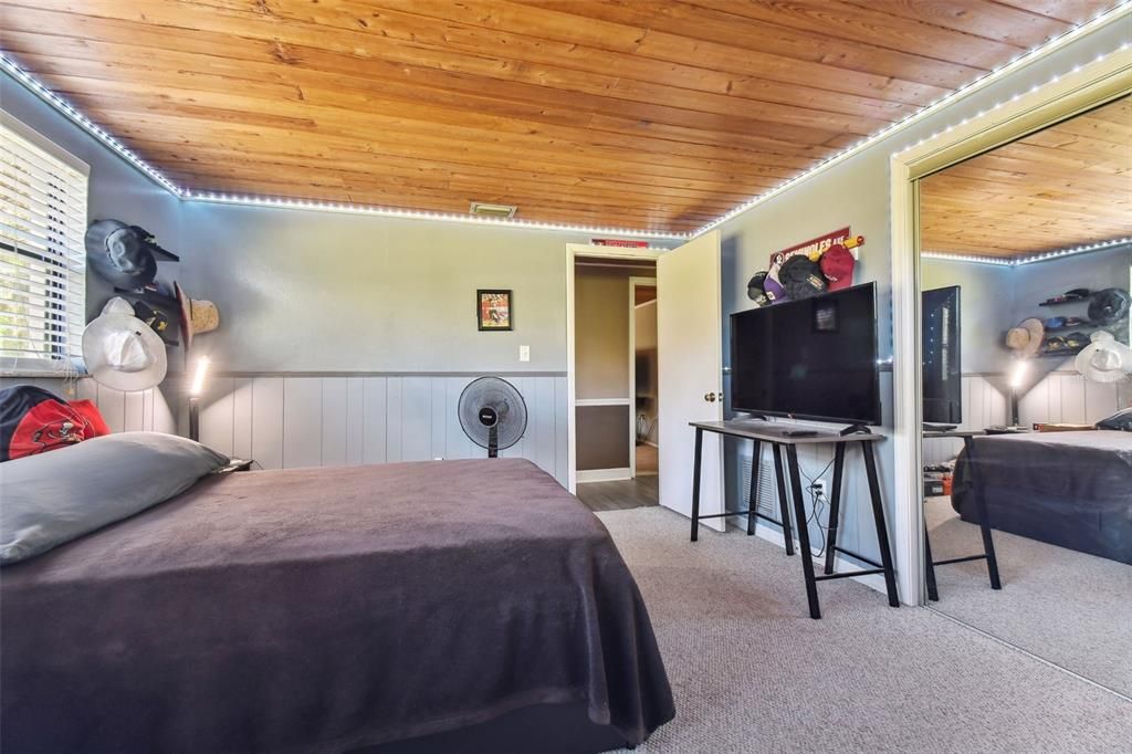 Bedroom, Interior, Wooden Ceilings