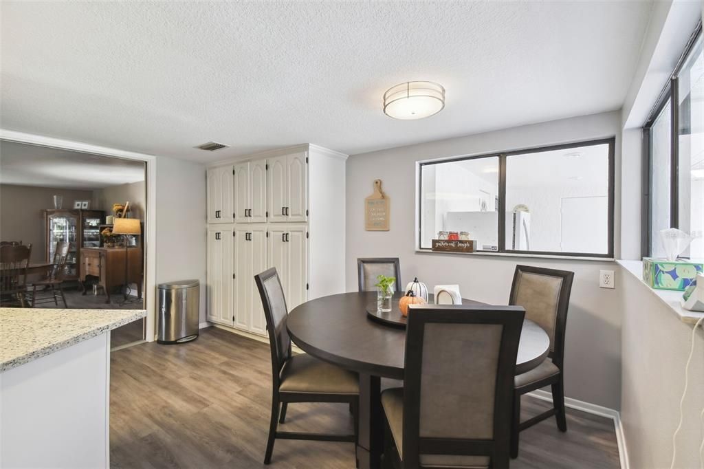 Dining room, Interior, Wood Texture Flooring