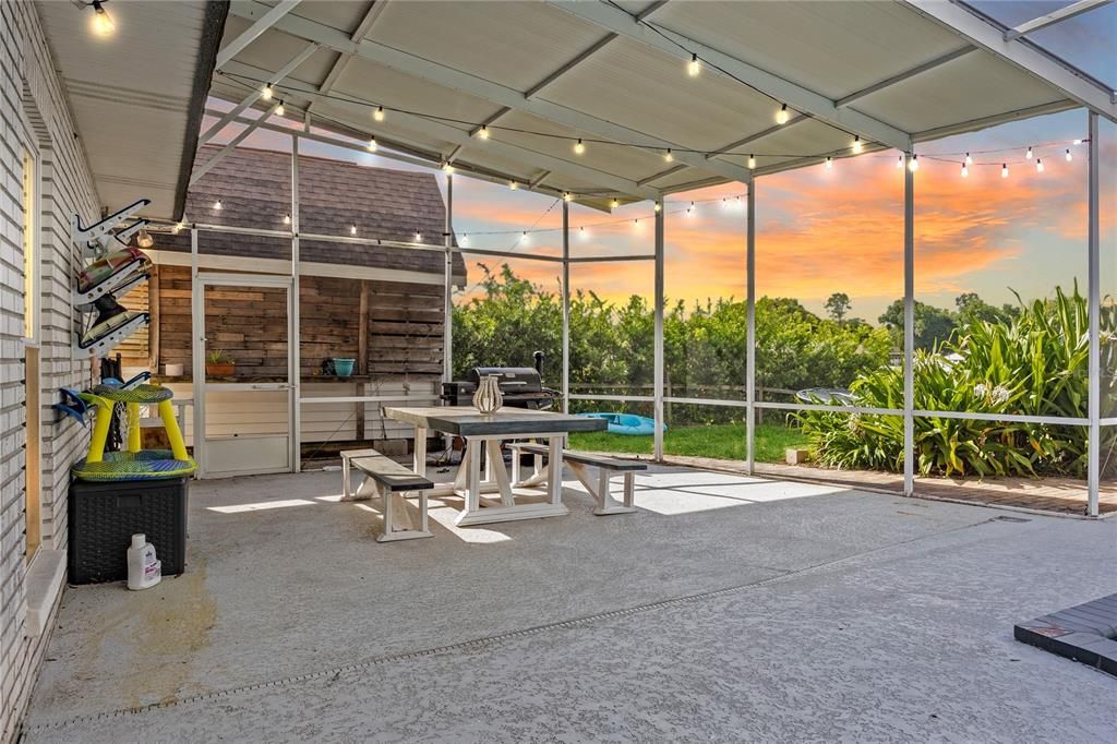 Interior, Stone Walls, Sun Room