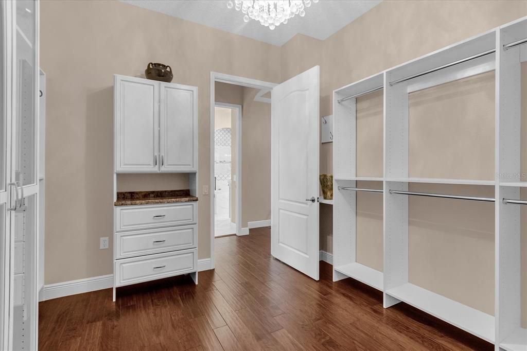 Interior, Walk-in Closets, Wood Texture Flooring