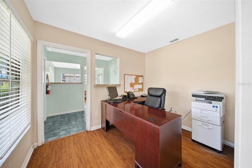 Home Office, Interior, Wood Texture Flooring