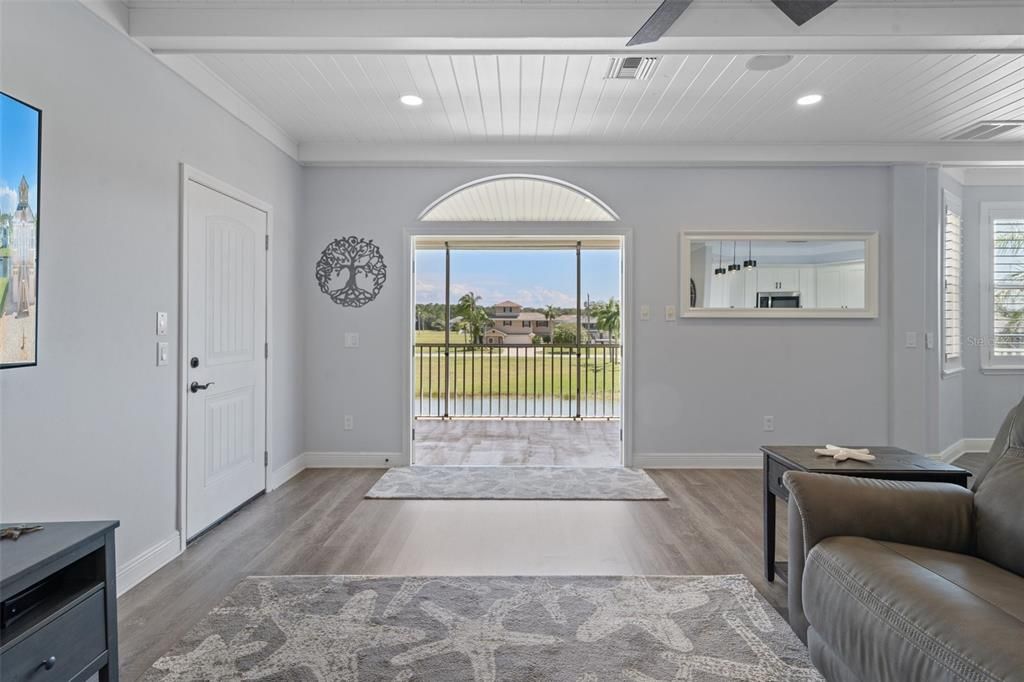 Interior, Recessed Lighting, Wood Texture Flooring