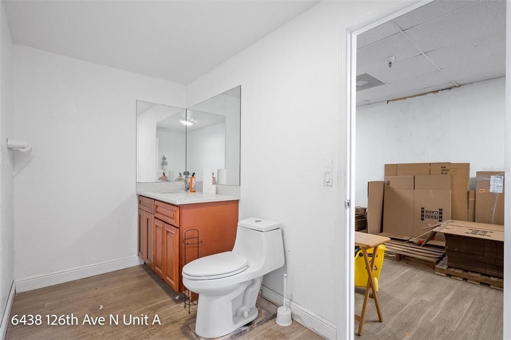 Bathroom, Interior, Wood Texture Flooring