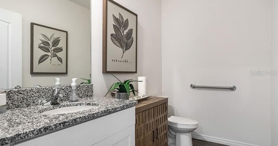 Bathroom, Interior, Wood Texture Flooring