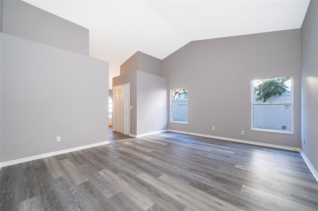 Empty room, Interior, Wood Texture Flooring
