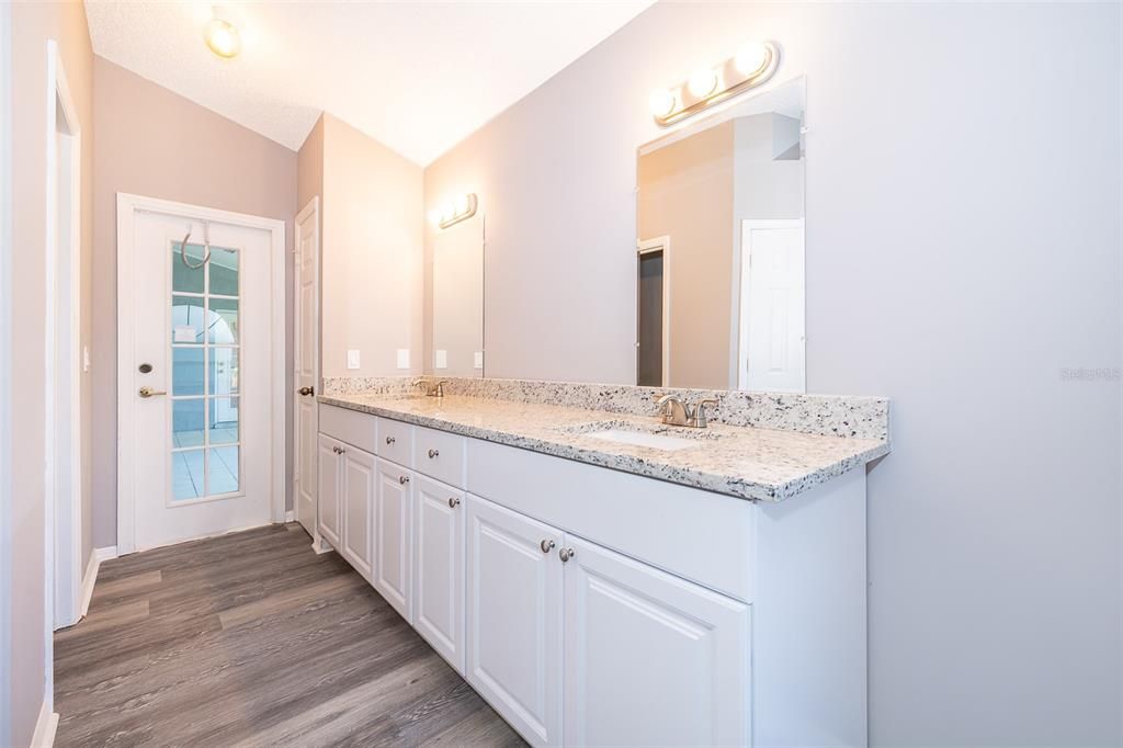 Bathroom, Interior, Wood Texture Flooring