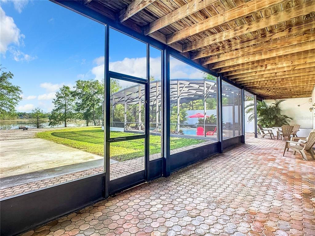 Interior, Sun Room, Wooden Beams