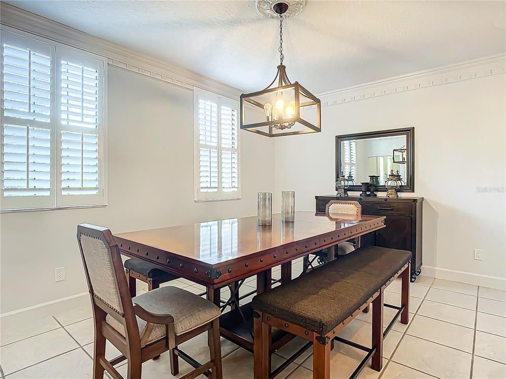Dining room, Interior, Pendant Lights
