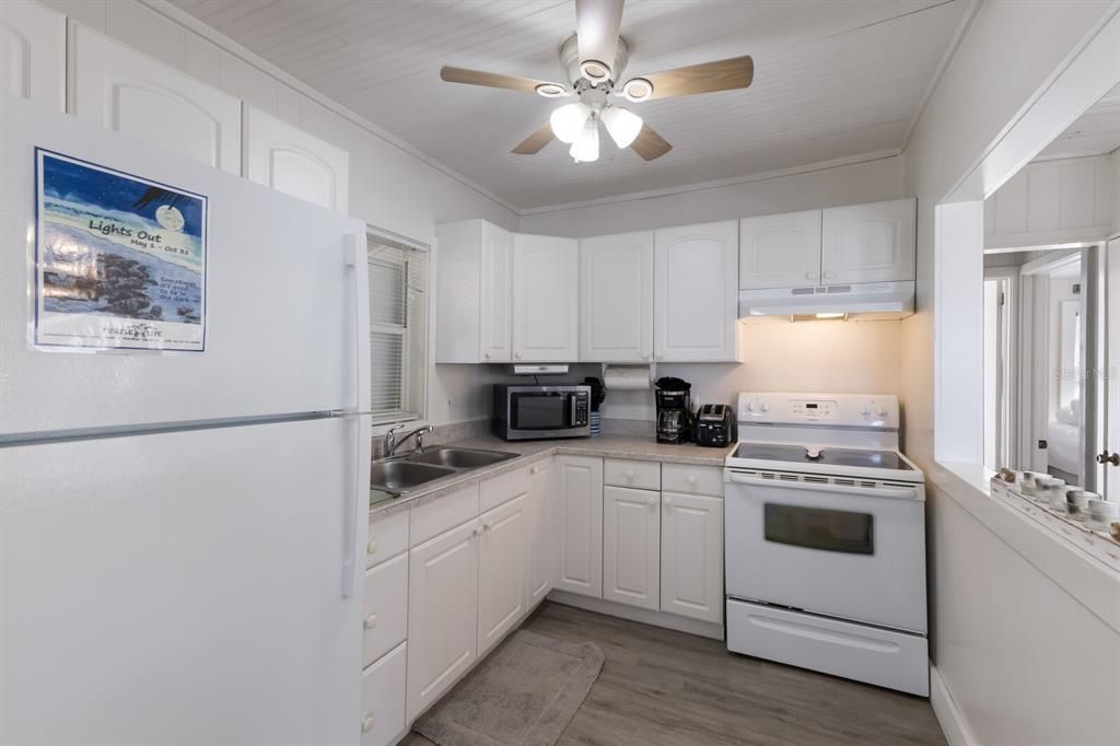 Interior, Kitchen, Wood Texture Flooring