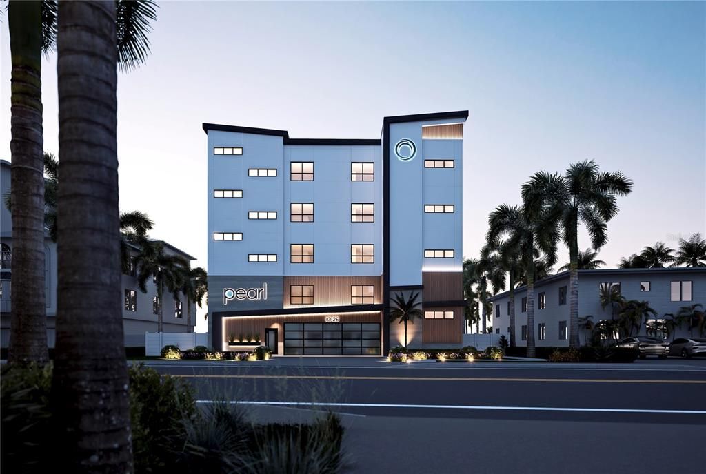 Attached, Exterior, Facade, Highrise