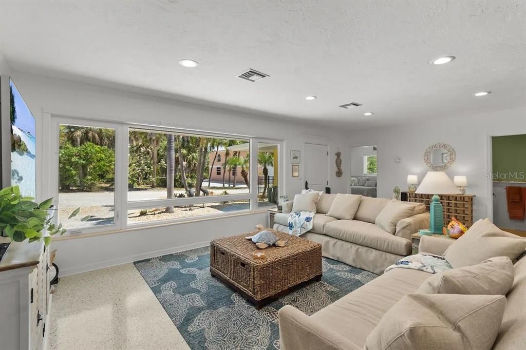 Interior, Living room, Recessed Lighting