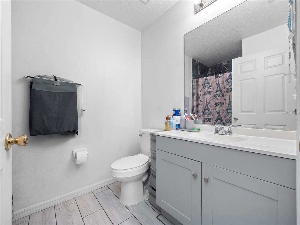 Bathroom, Interior, Wood Texture Flooring