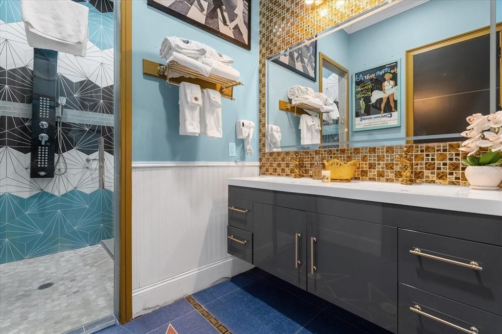 Bathroom, Glass Shower, Interior