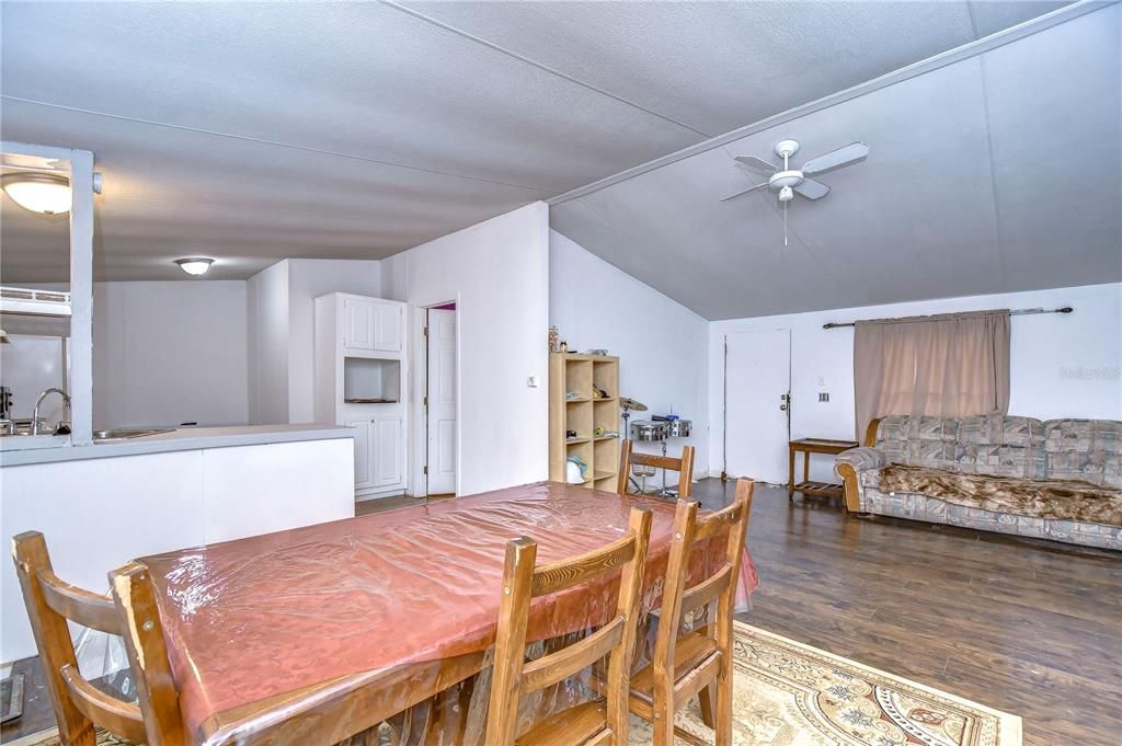 Dining room, Interior, Kitchen, Wood Texture Flooring