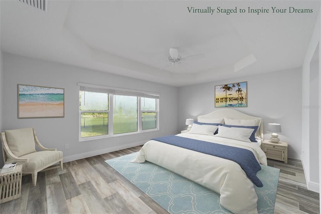 Bedroom, Interior, Wood Texture Flooring