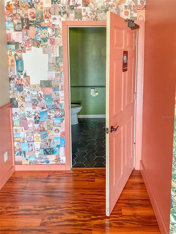 Bathroom, Interior, Wood Texture Flooring