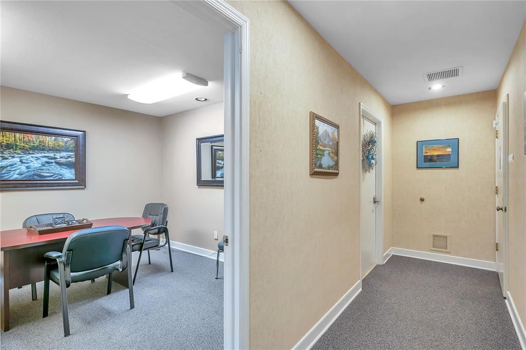 Home Office, Interior, Recessed Lighting