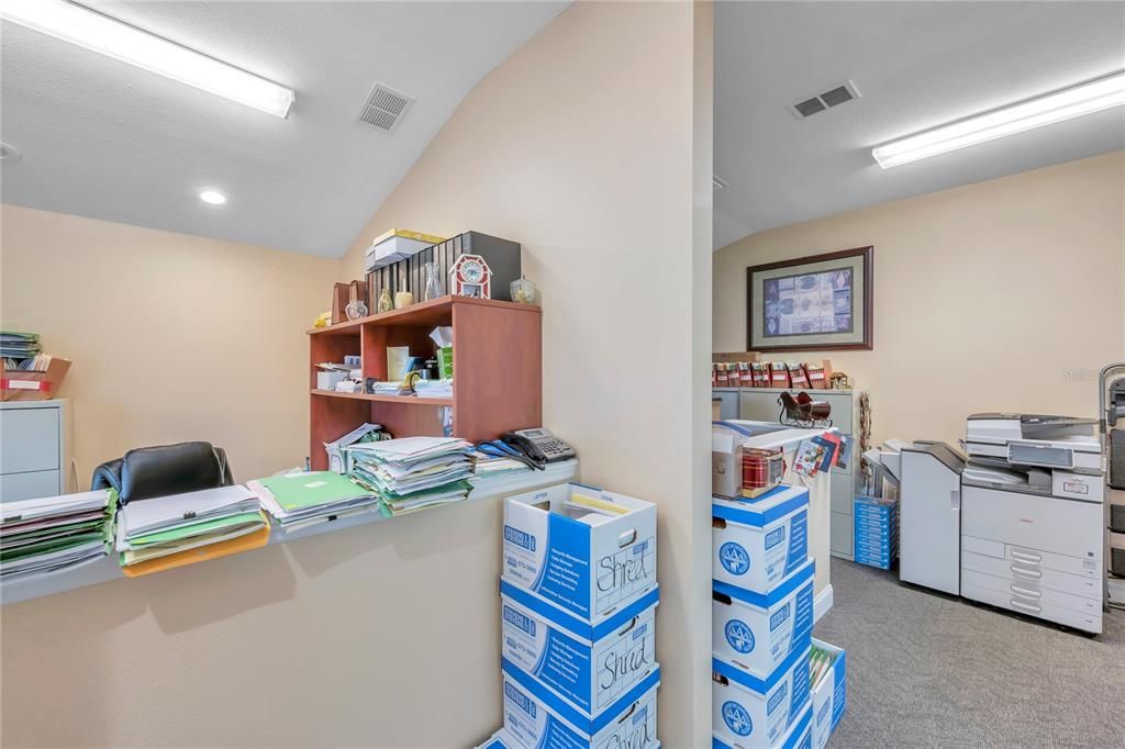 Home Office, Interior, Recessed Lighting