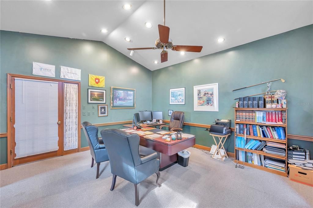 Home Office, Interior, Recessed Lighting