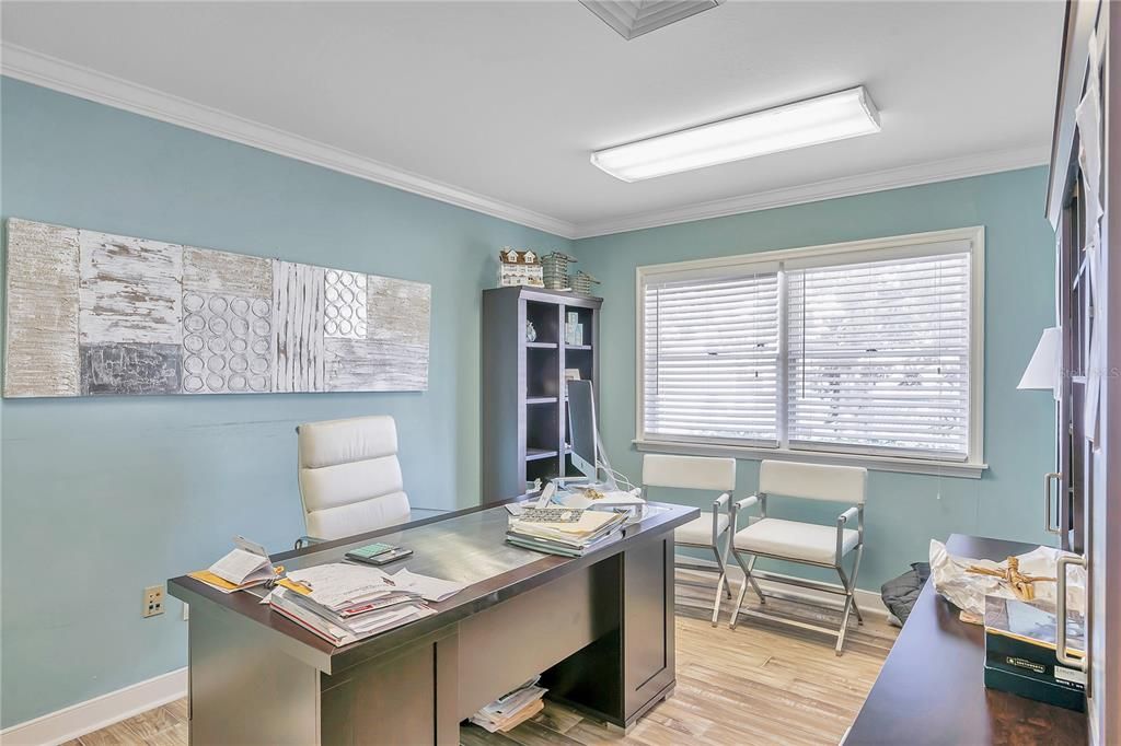 Home Office, Interior, Wood Texture Flooring