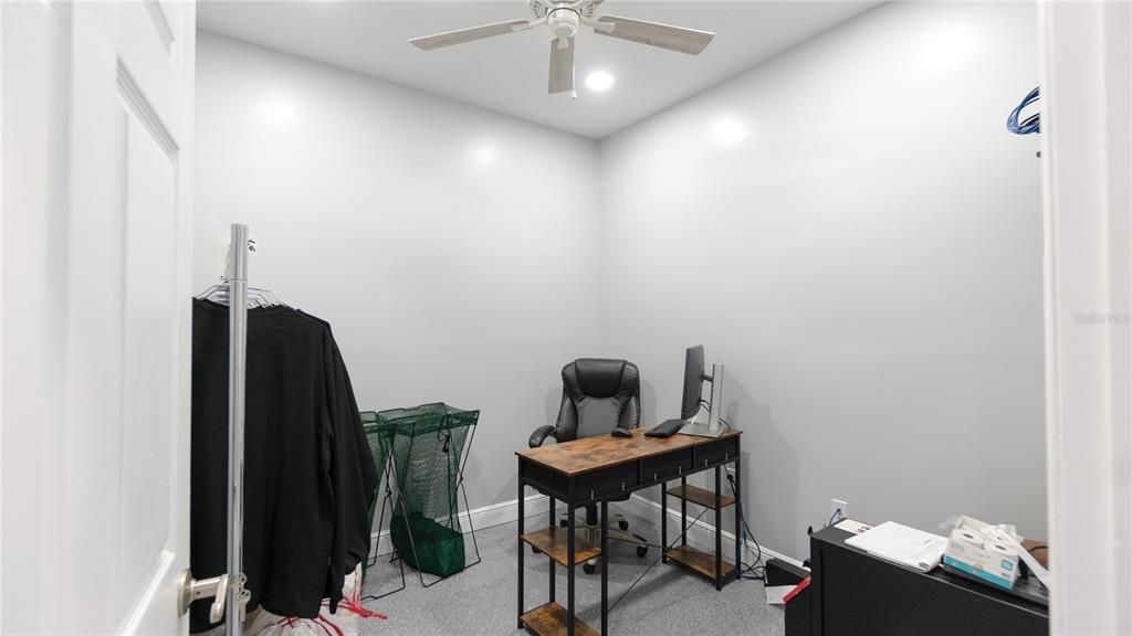 Home Office, Interior, Recessed Lighting