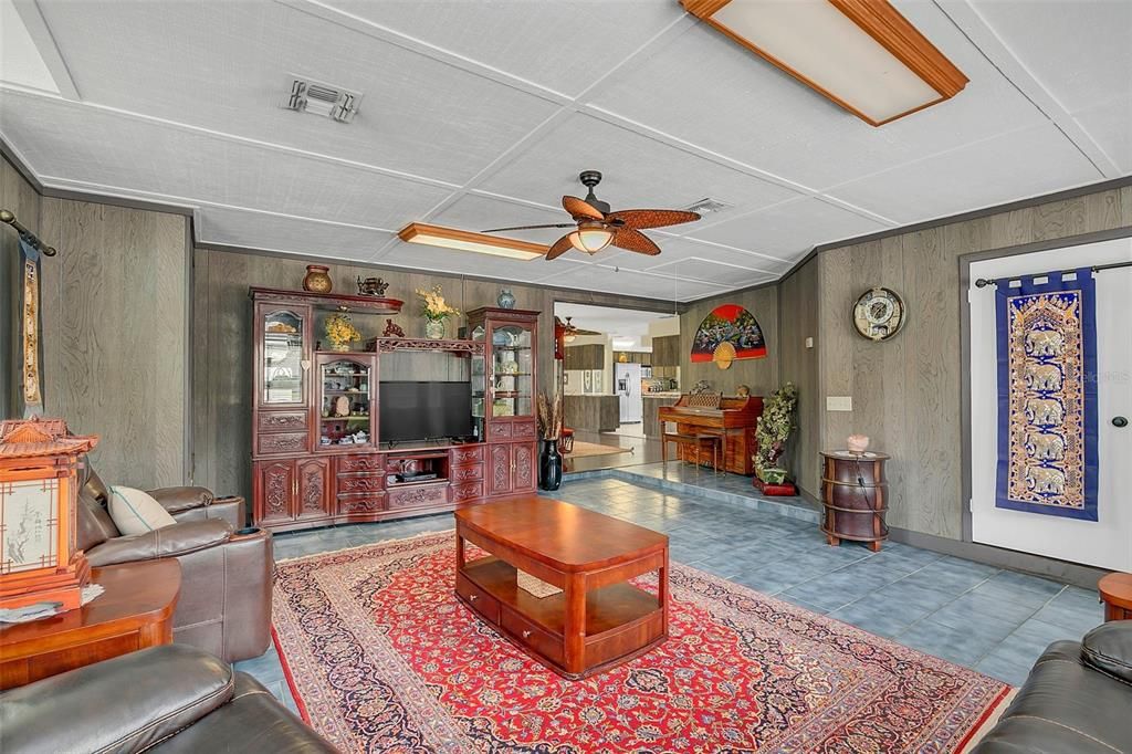 Interior, Living room, Wooden Walls