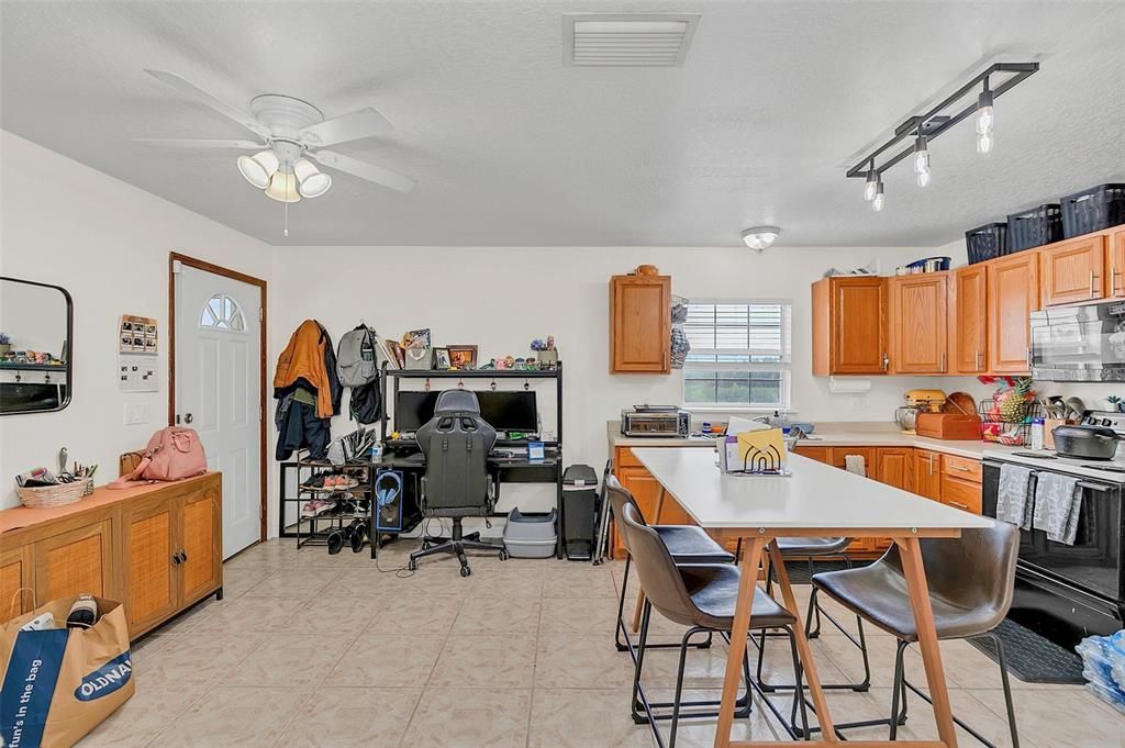 Home Office, Interior, Kitchen