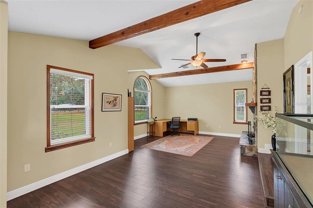 Interior, Wooden Beams, Wood Texture Flooring