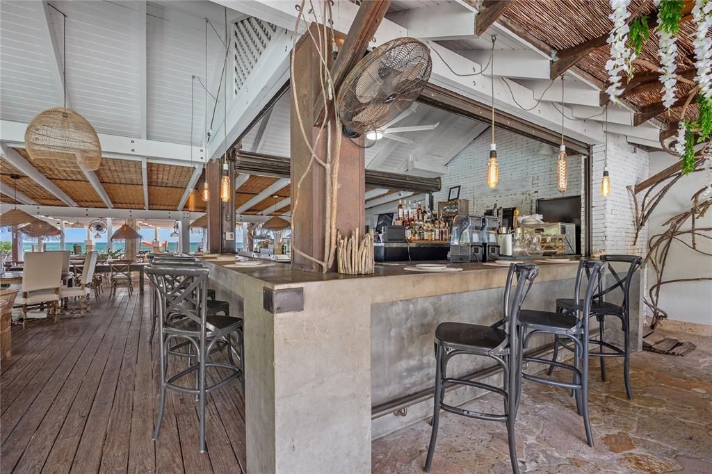 Interior, Pendant Lights, Stone Walls, Wood Texture Flooring