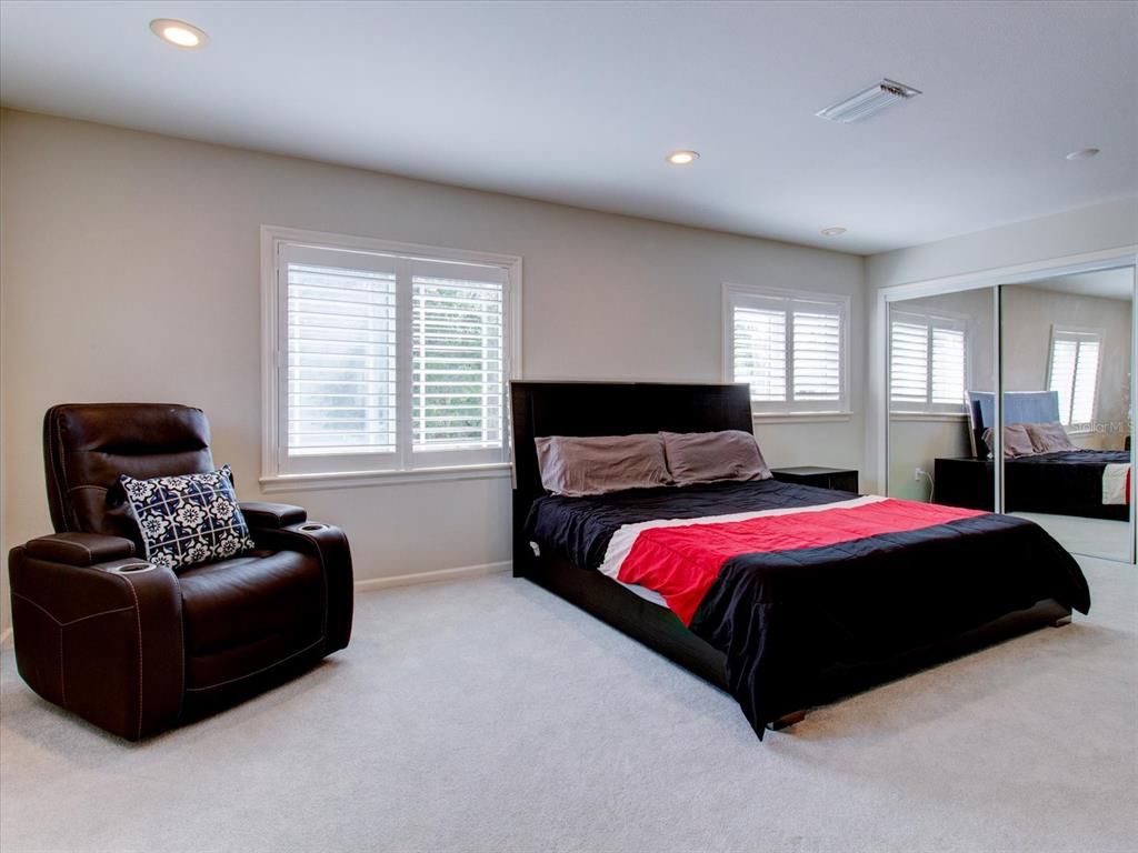 Bedroom, Interior, Recessed Lighting