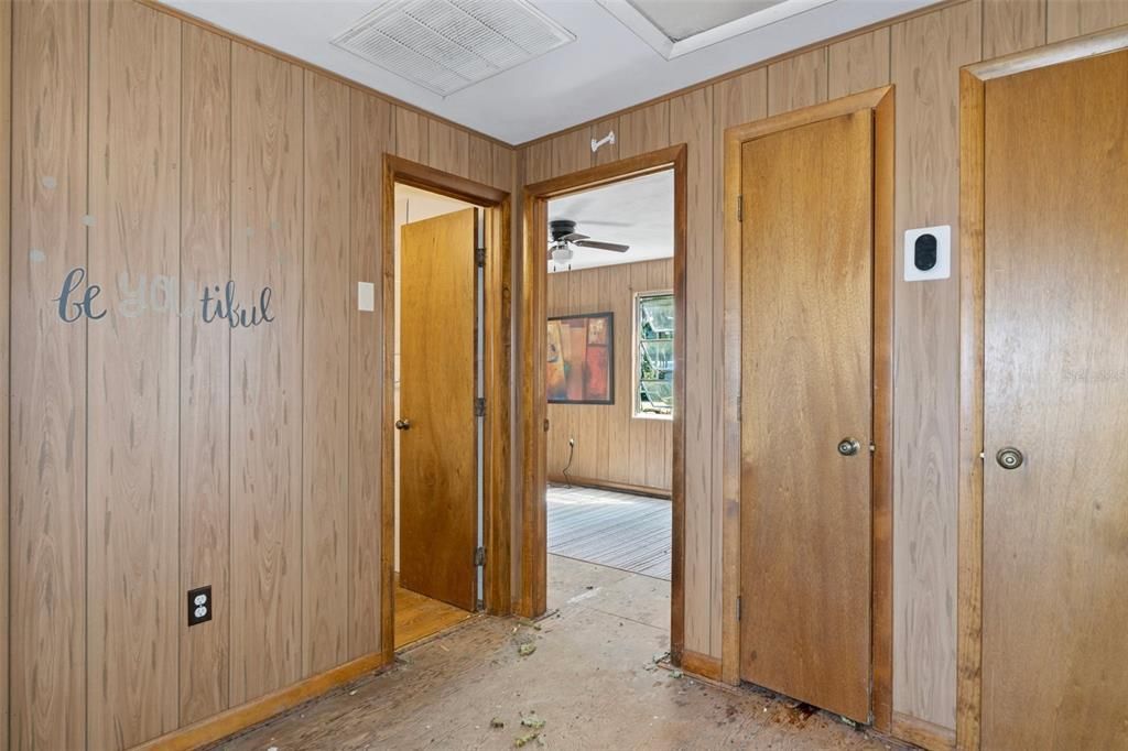 Interior, Wooden Walls