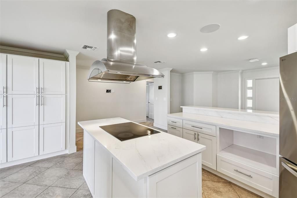 Interior, Kitchen, Recessed Lighting, Stainless Steel Appliances