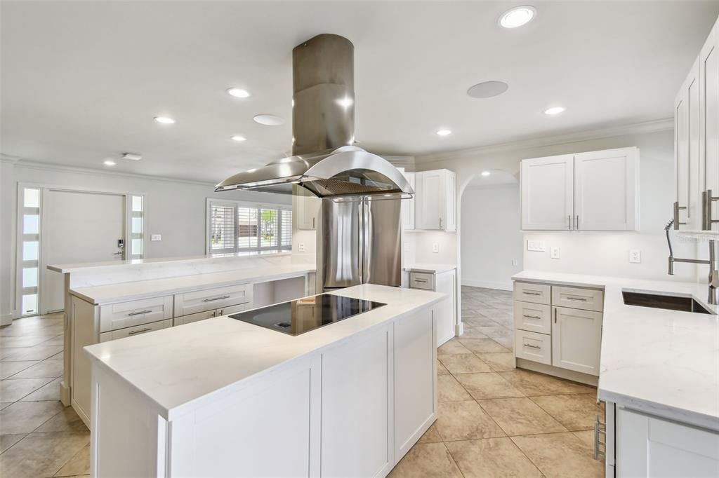Interior, Kitchen, Recessed Lighting, Stainless Steel Appliances