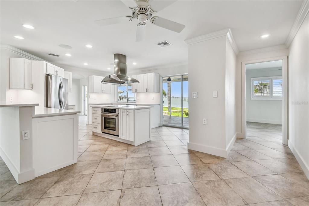 Interior, Kitchen, Recessed Lighting, Stainless Steel Appliances