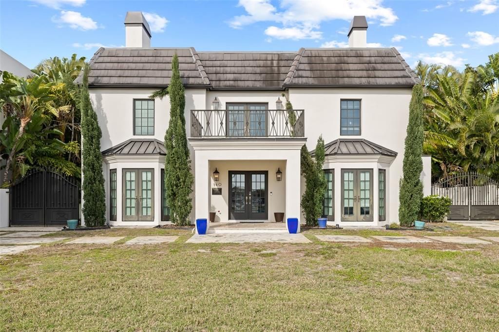 Backyard, Exterior, Facade, French Provincial