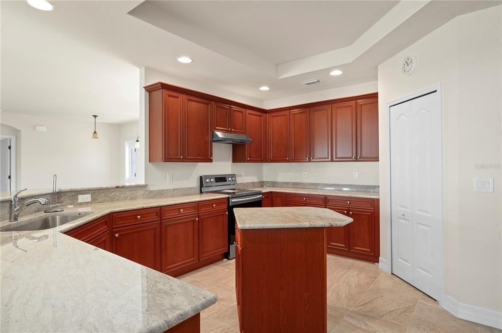 Interior, Kitchen, Recessed Lighting, Stainless Steel Appliances