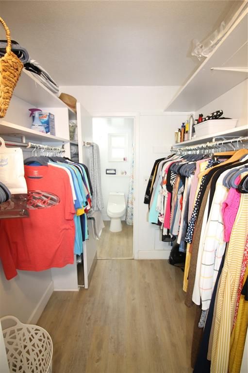Bathroom, Interior, Walk-in Closets, Wood Texture Flooring