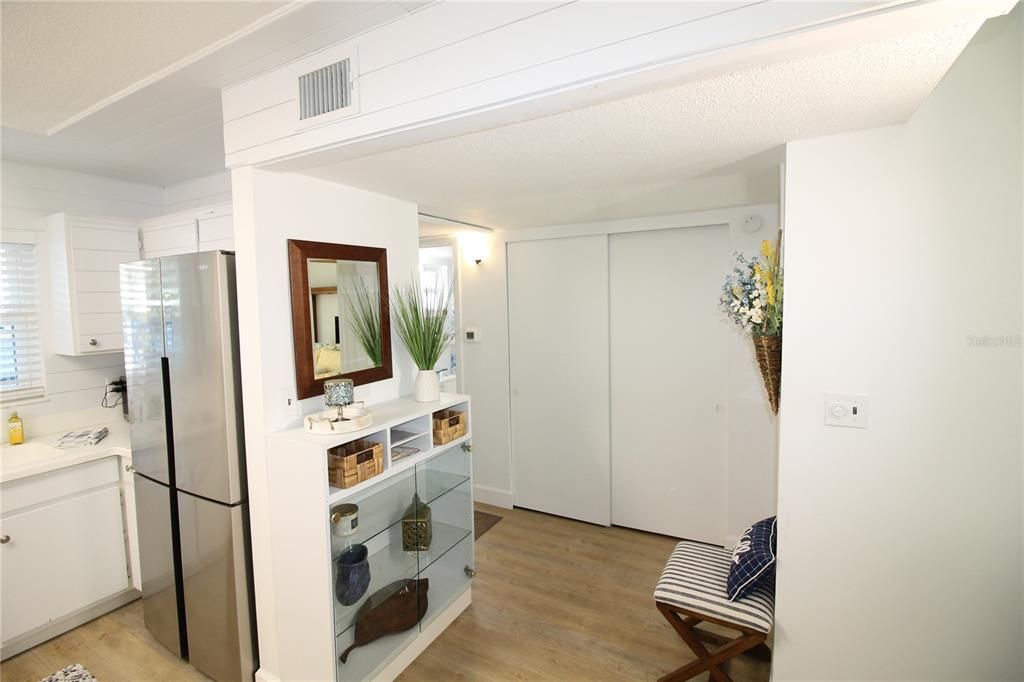 Interior, Kitchen, Wood Texture Flooring