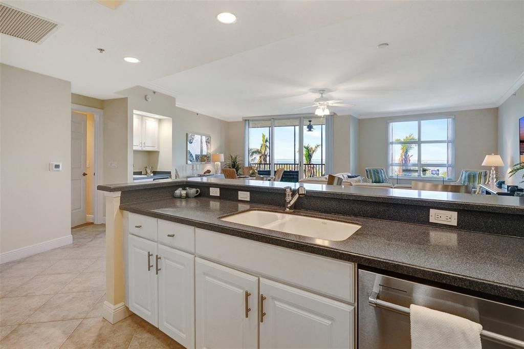 Interior, Kitchen, Living room, Recessed Lighting