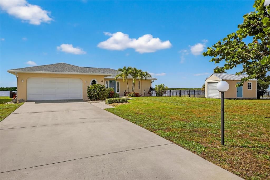 Attached, Backyard, Exterior, Facade, Ranch