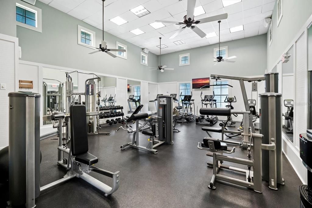 Fitness Equipment, Gym, Interior
