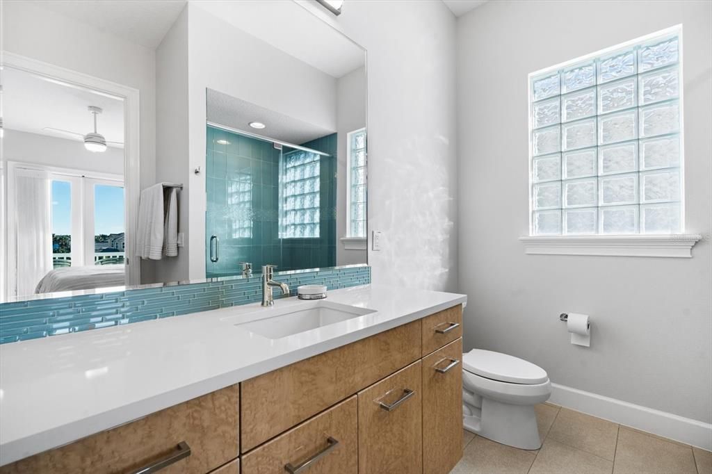 Bathroom, Glass Shower, Interior