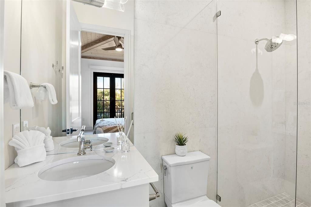 Bathroom, Glass Shower, Interior