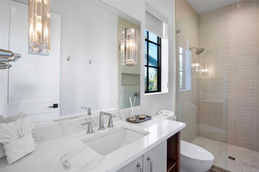 Bathroom, Glass Shower, Interior
