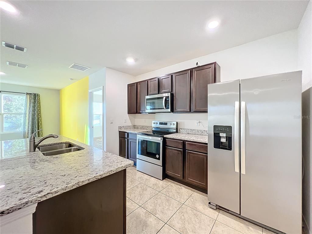 Interior, Kitchen, Recessed Lighting, Stainless Steel Appliances