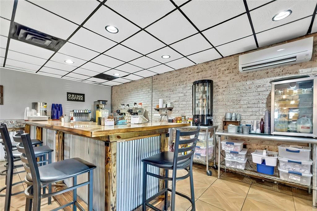 Interior, Recessed Lighting, Stone Walls