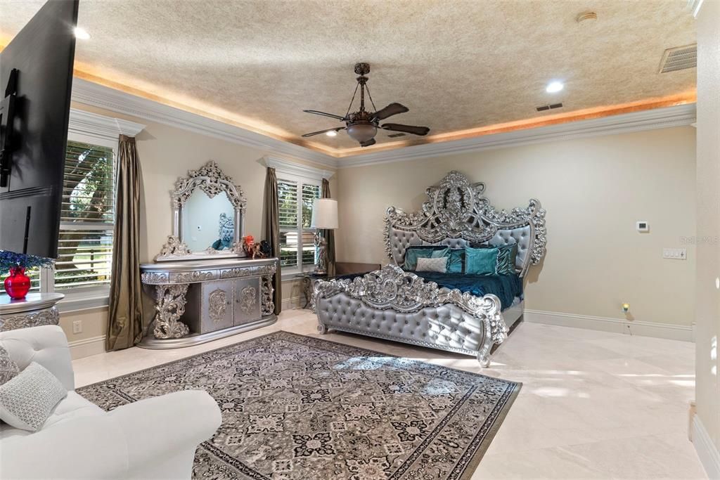 Bedroom, Interior, Recessed Lighting