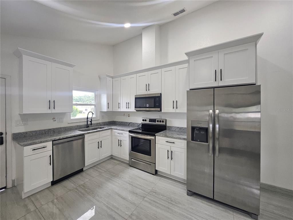 Interior, Kitchen, Recessed Lighting, Stainless Steel Appliances