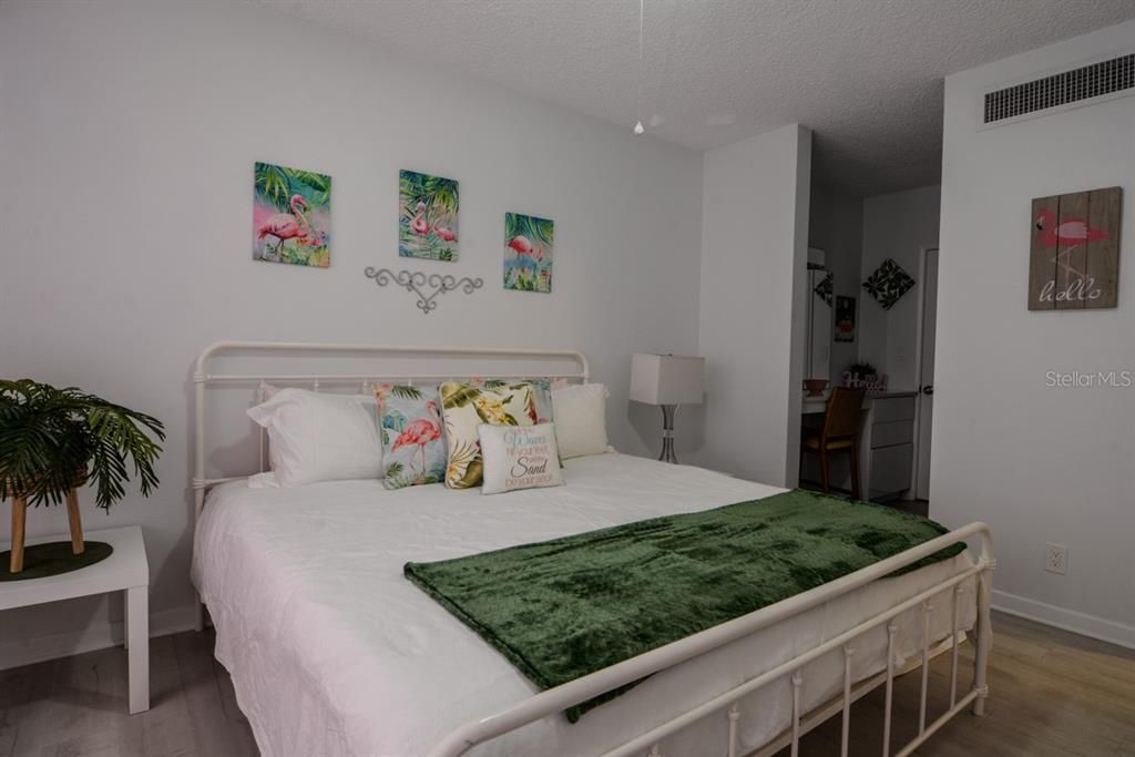 Bedroom, Interior, Wood Texture Flooring