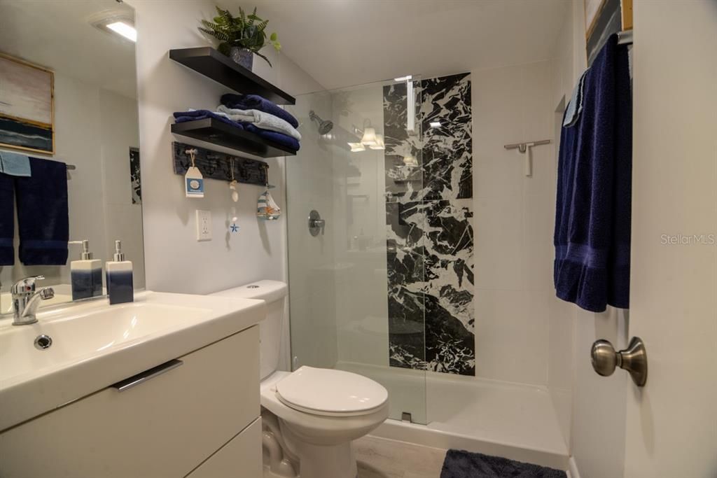 Bathroom, Glass Shower, Interior
